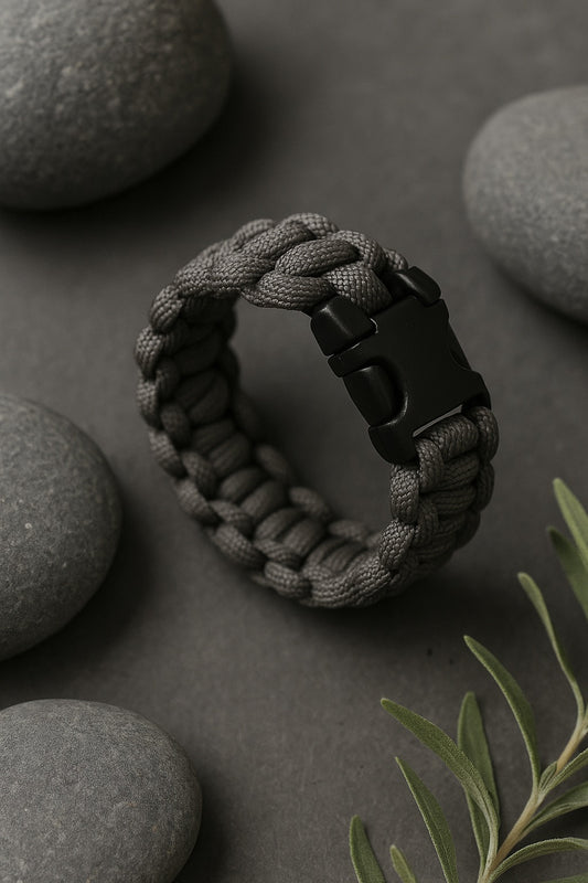 Refillable Fragrance Bracelet- Rock Grey